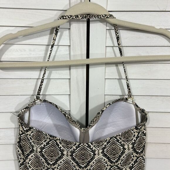 Tommy Bahama Swimsuit Size 8 Python Front Twist EUC - Picture 8 of 16